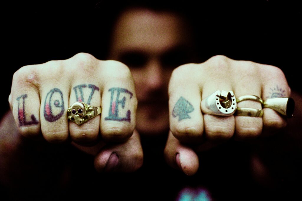 Hand tattoo