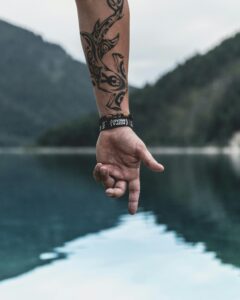 Hand tattoo