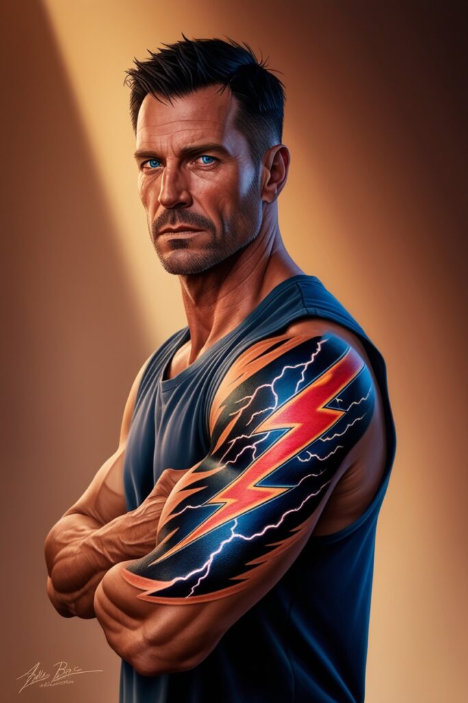 lightning tattoo