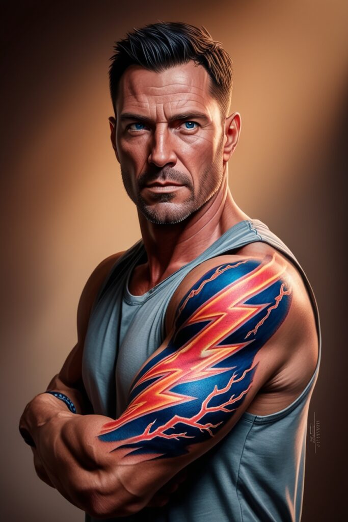 lightning tattoo